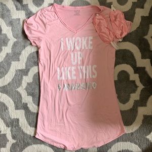 I woke up like this #married pajama dress/shirt